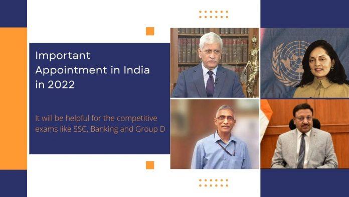 Appointment in India 2022