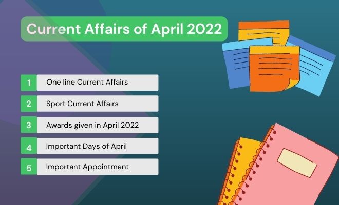 April current Affairs 2022