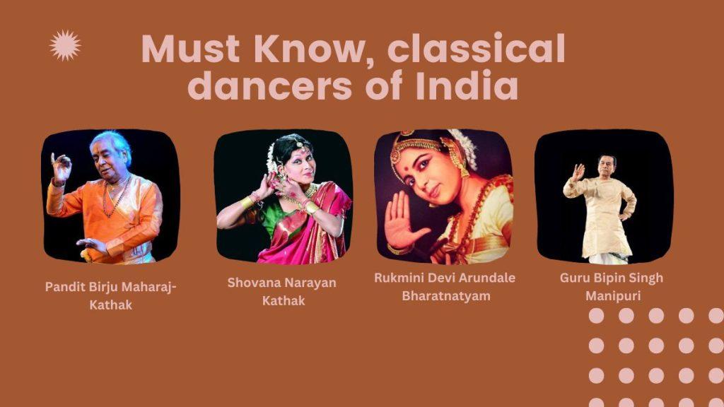famous classical dancers of India